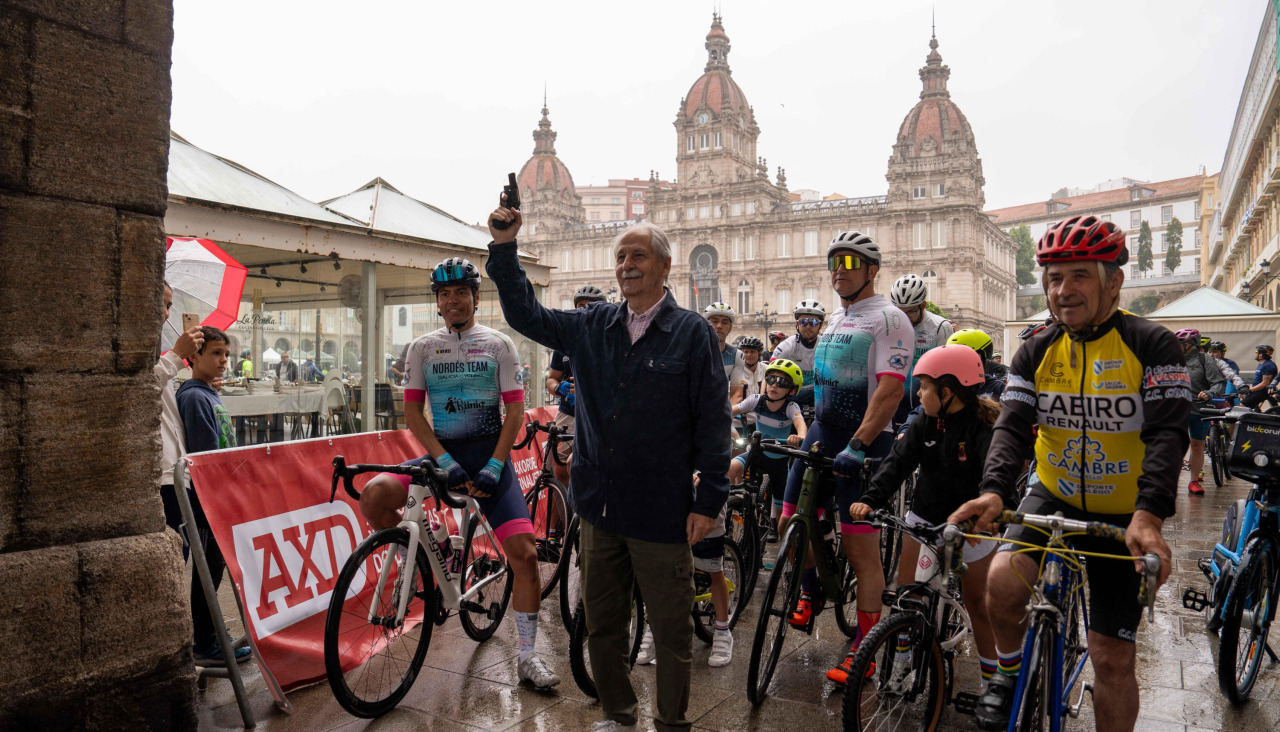 La participación en el Día de la Bicicleta supuso un éxito