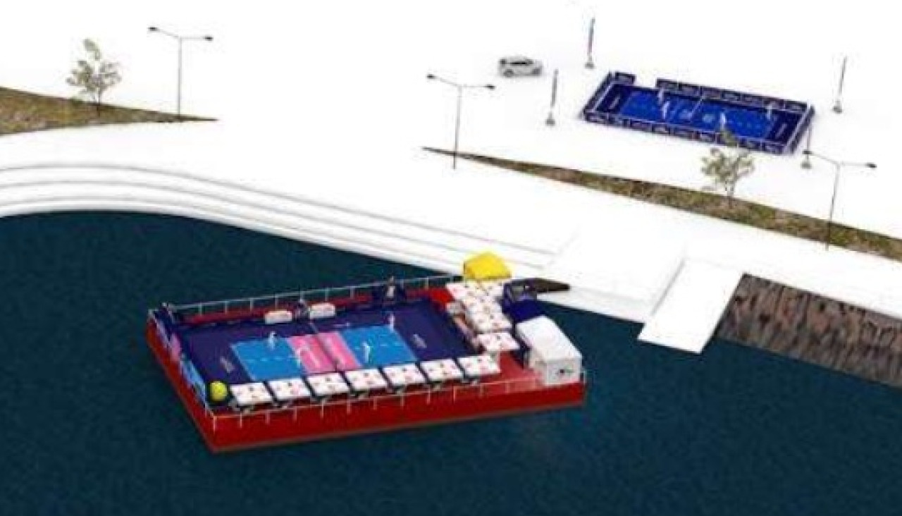Render del diseño previsto para la plataforma flotante