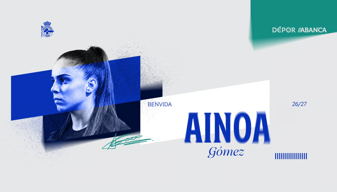 Ainoa Gómez, nueva jugadora del Deportivo