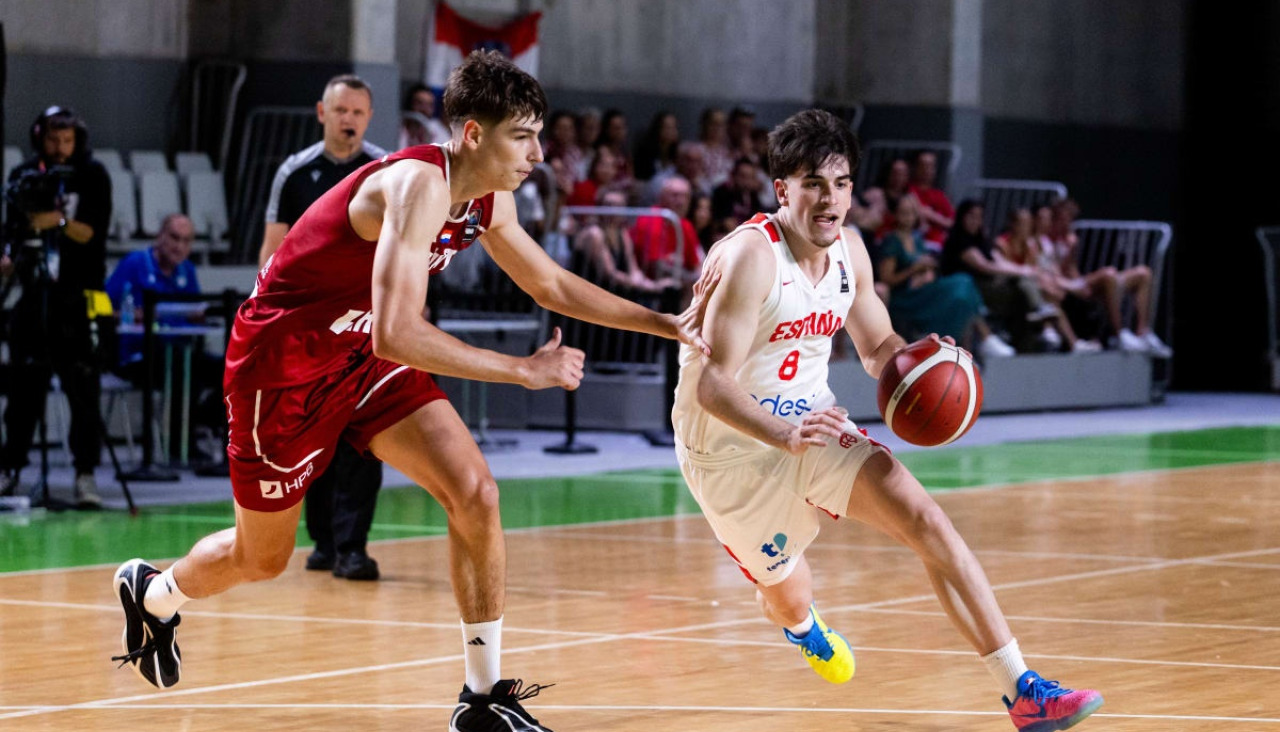 Carles Marco durante el España-Croacia