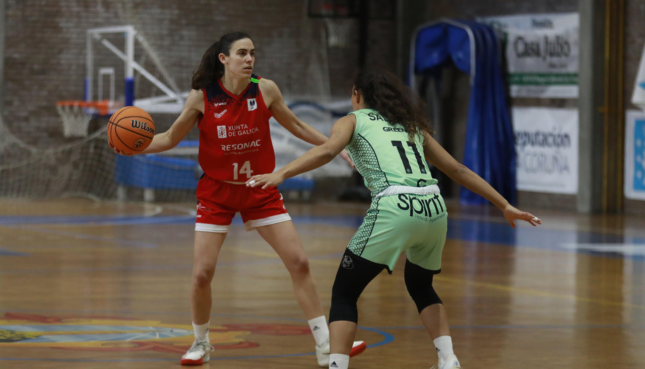 Euge Filgueira durante el partido ante Barakaldo de esta temporadaMaristas - Barakaldo 89-52
