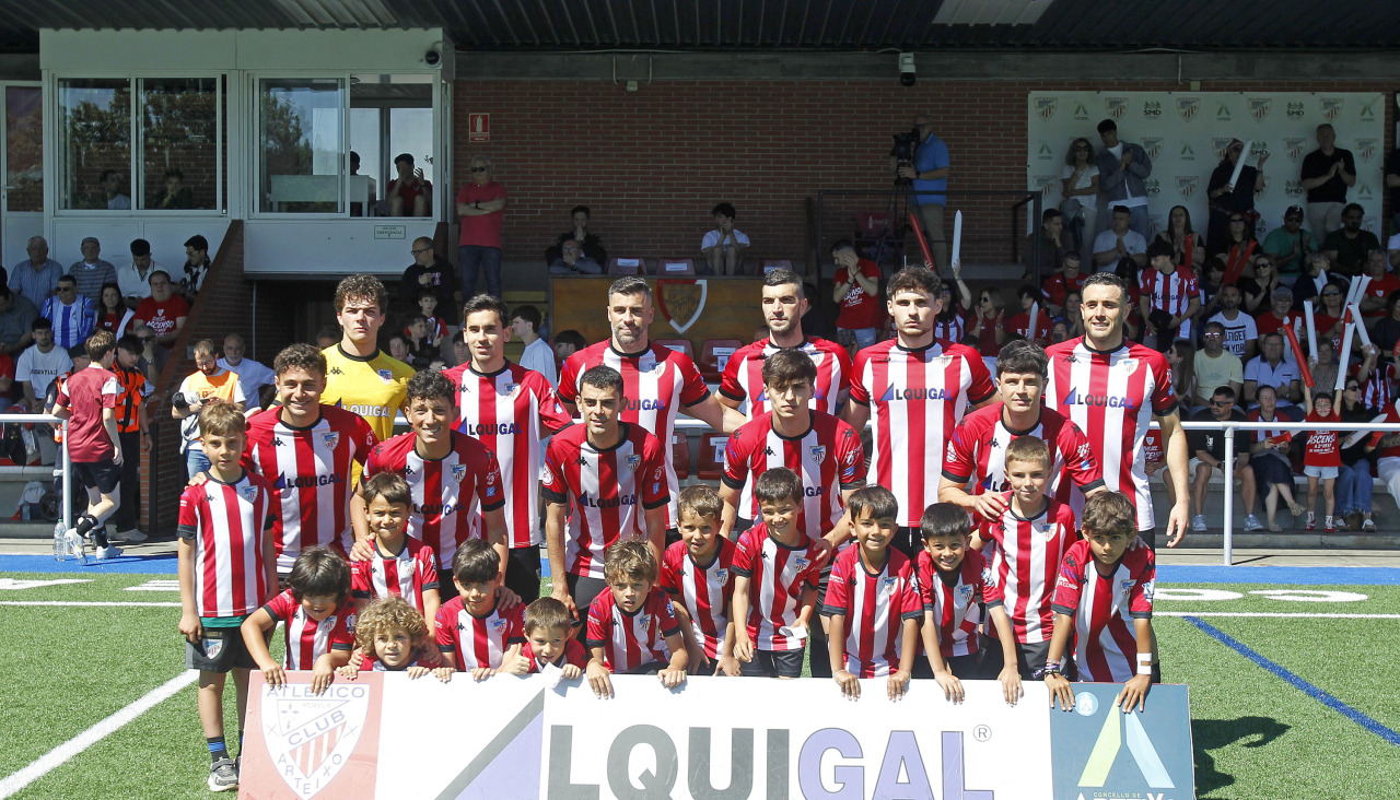Once titular del Atlético Arteixo en el partido de playoff contra el Compostela