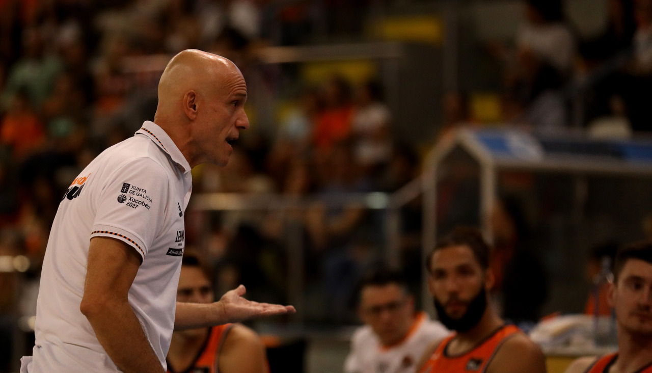 Carles Marco durante el Leyma-Manresa