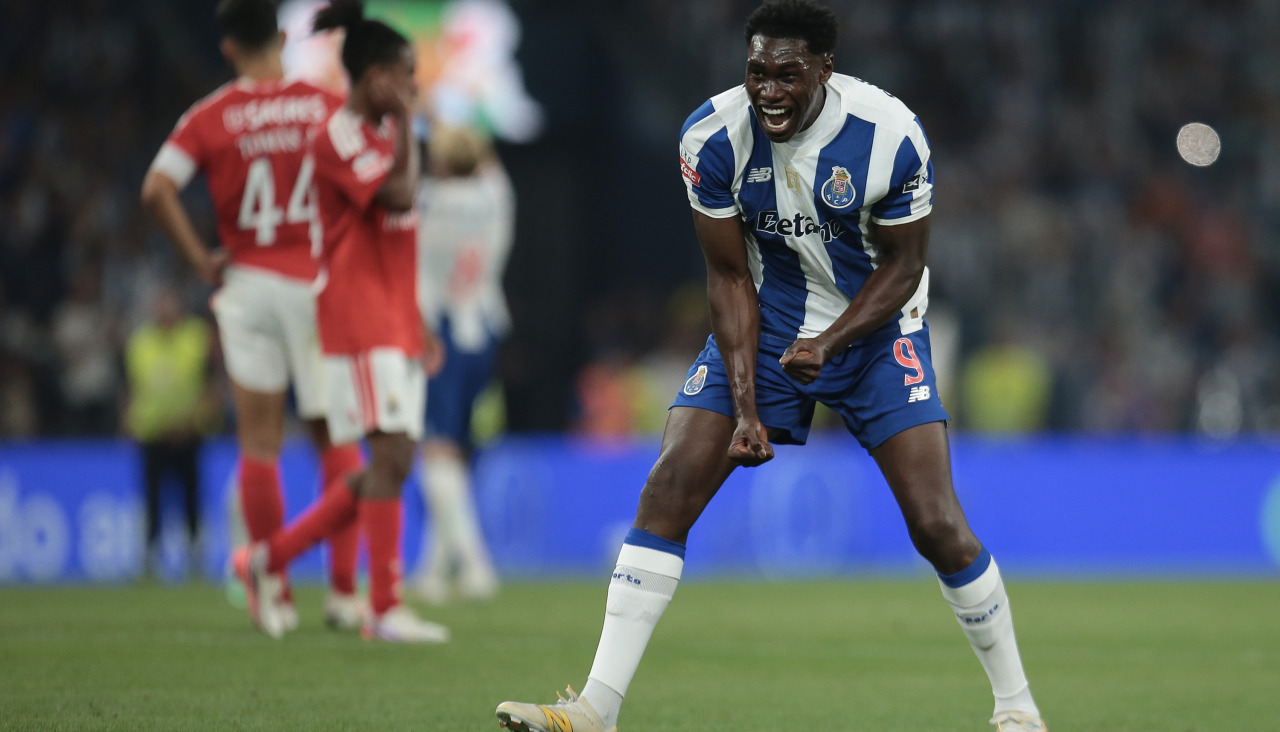Samu Omorodion en el Oporto-Benfica del 21 de septiembre