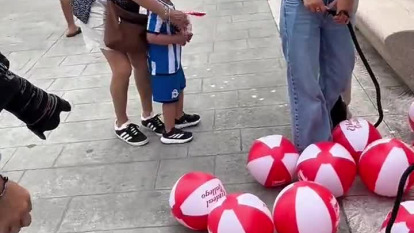 Vídeo pelotas de playa por San Juan