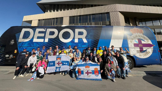 Aficionados de la peña Viveiro, en Zubieta