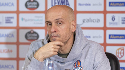 Carles Marco, durante la rueda de prensa previa al duelo con el Alicante