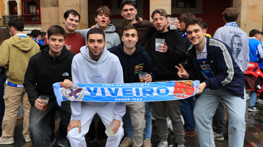 Miles de aficionados disfrutaron de una gran jornada de fútbol, tanto en la previa como en las gradas de El Molinón
