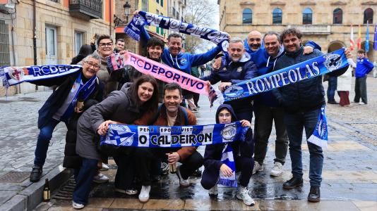 Miles de aficionados disfrutaron de una gran jornada de fútbol, tanto en la previa como en las gradas de El Molinón