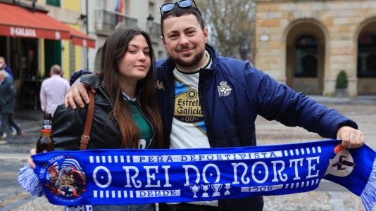 Miles de aficionados disfrutaron de una gran jornada de fútbol, tanto en la previa como en las gradas de El Molinón
