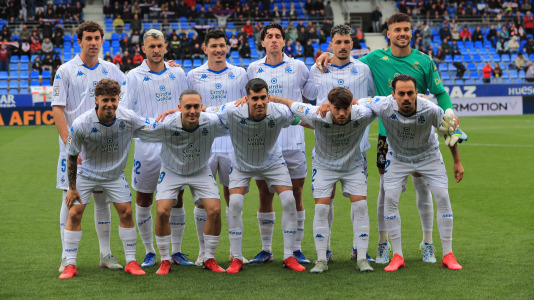 Once del Dépor ante el Huesca