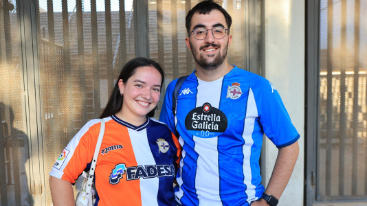 Cientos de seguidores blanquiazules estuvieron en La Rosaleda