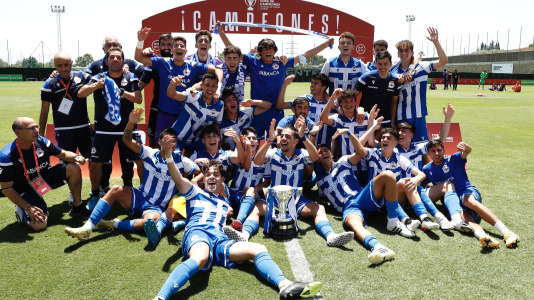 Triunfo del Depor Juvenil en la Copa de Campeones ante el Barça