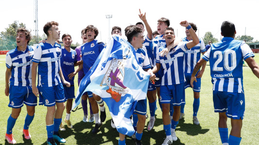 Triunfo del Depor Juvenil en la Copa de Campeones ante el Barça