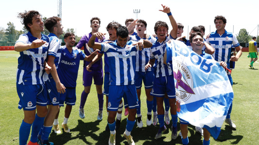 Triunfo del Depor Juvenil en la Copa de Campeones ante el Barça
