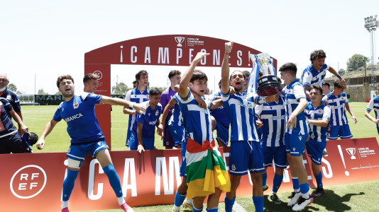 Triunfo del Depor Juvenil en la Copa de Campeones ante el Barça