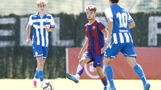 Triunfo del Depor Juvenil en la Copa de Campeones ante el Barça