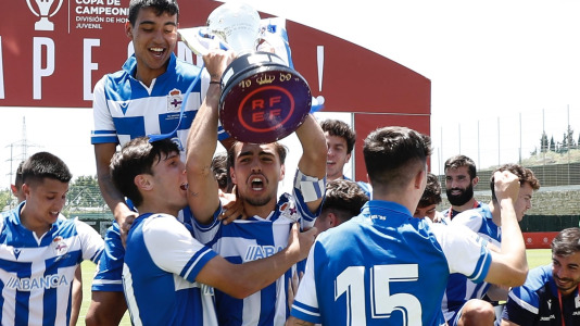 Triunfo del Depor Juvenil en la Copa de Campeones ante el Barça