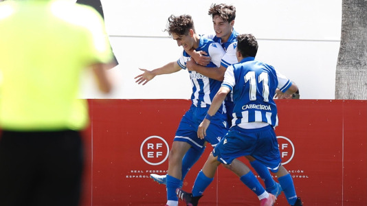 Triunfo del Depor Juvenil en la Copa de Campeones ante el Barça