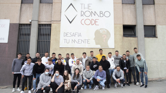 Los jugadores del Depor en el Escape Room @RC (1)
