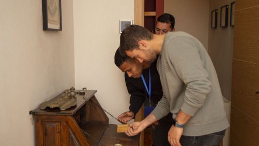 Los jugadores del Depor en el Escape Room @RC (42)