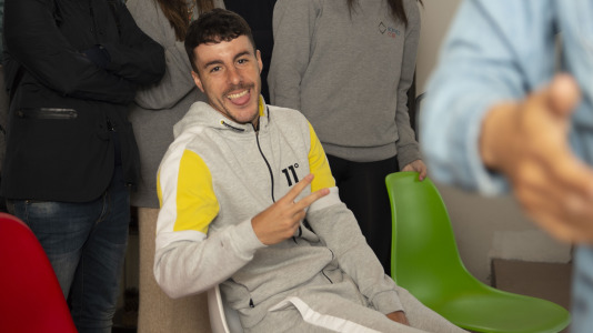 Los jugadores del Depor en el Escape Room @RC (21)