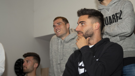 Los jugadores del Depor en el Escape Room @RC (10)