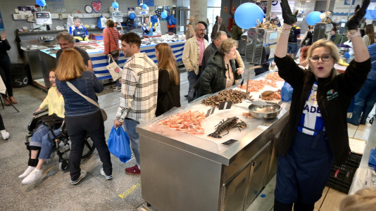La fiesta del ascenso del Depor, también en la plaza de Lugo @ Javier Alborés (1)