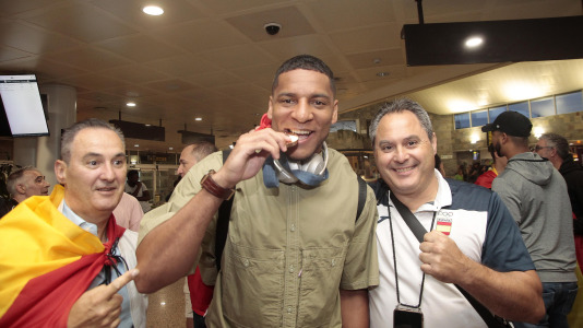Bienvenida al medallista olímpico Enmanuel Reyes en A Coruña @ Quintana (2)
