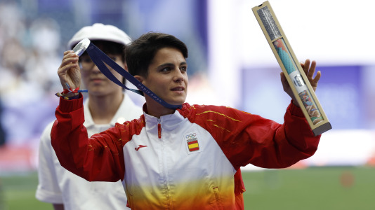 PLATA de María Pérez en 20 km marcha @ EFE Julio Muñoz