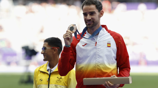BRONCE de Álvaro Martín en 20 km marcha @ EFE Julio Muñoz