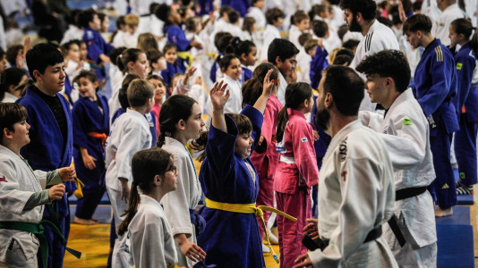 800 escolares se dan cita en el Palacio de los Deportes de Riazor