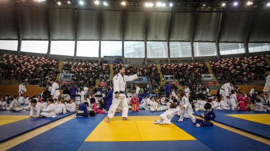 800 escolares se dan cita en el Palacio de los Deportes de Riazor