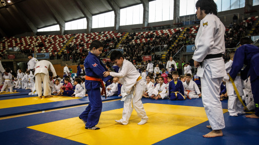 800 escolares se dan cita en el Palacio de los Deportes de Riazor