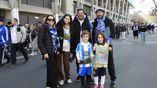 La afición del Dépor, en el partido contra el Eibar