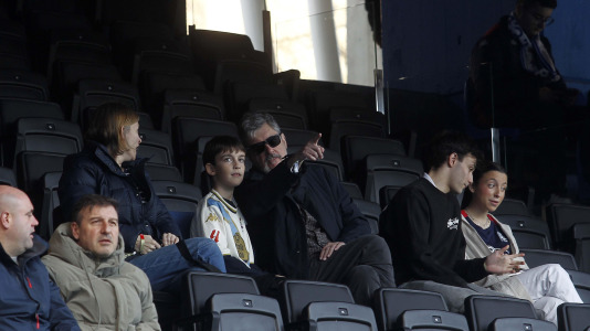 La afición del Dépor, en el partido contra el Eibar