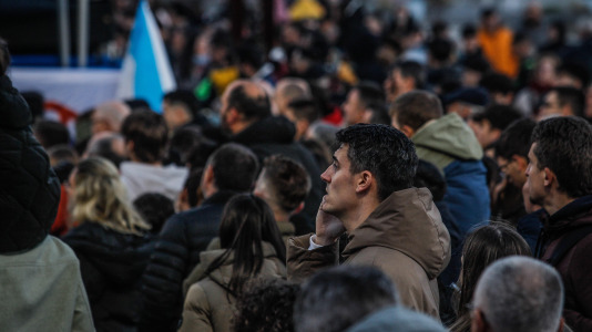 Iván Ares fue el más rápido del novedoso tramo urbano, con el Castillo de San Antón de fondo