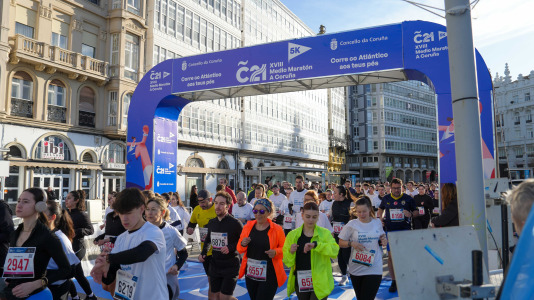 Miles de participantes formaron parte del Medio Maratón y la carrera 5K este domingo en la ciudad herculina
