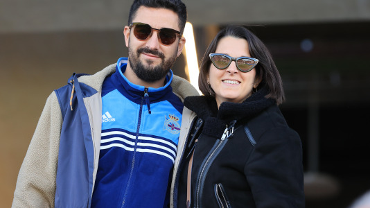 Cientos de seguidores blanquiazules vivieron una montaña rusa de emociones que terminó con final feliz y con los tres puntos rumbo a A Coruña