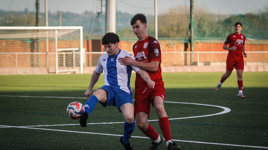 Una acción del Sporting Coruñés-Imperátor