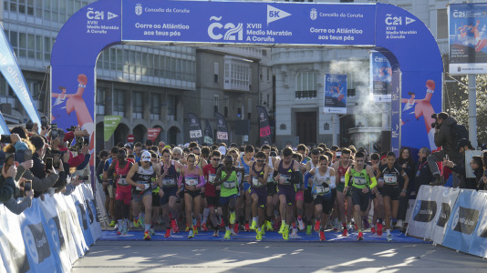 Miles de participantes formaron parte del Medio Maratón y la carrera 5K este domingo en la ciudad herculina