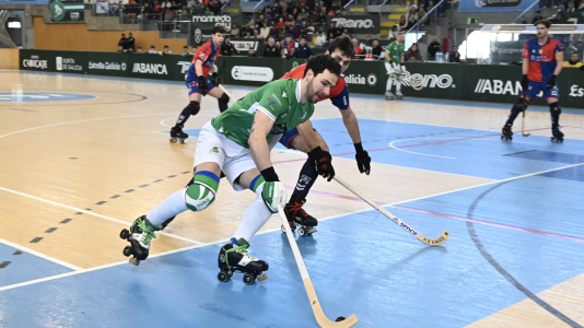 Jugada del Liceo-Igualada de este domingo en el Palacio