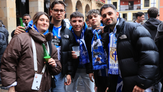 Miles de aficionados disfrutaron de una gran jornada de fútbol, tanto en la previa como en las gradas de El Molinón