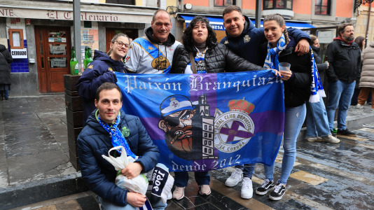 Miles de aficionados disfrutaron de una gran jornada de fútbol, tanto en la previa como en las gradas de El Molinón