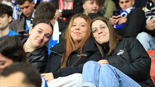Miles de aficionados disfrutaron de una gran jornada de fútbol, tanto en la previa como en las gradas de El Molinón
