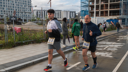 Gran ambiente en una nueva prueba del circuito Coruña Corre