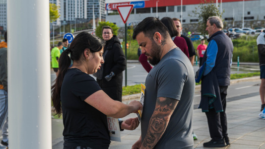Gran ambiente en una nueva prueba del circuito Coruña Corre
