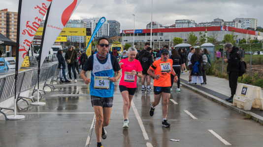 Gran ambiente en una nueva prueba del circuito Coruña Corre