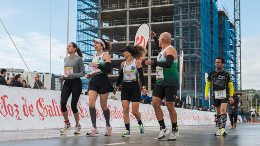 Gran ambiente en una nueva prueba del circuito Coruña Corre