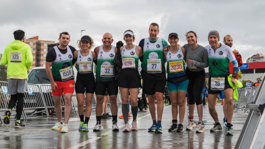 Gran ambiente en una nueva prueba del circuito Coruña Corre
